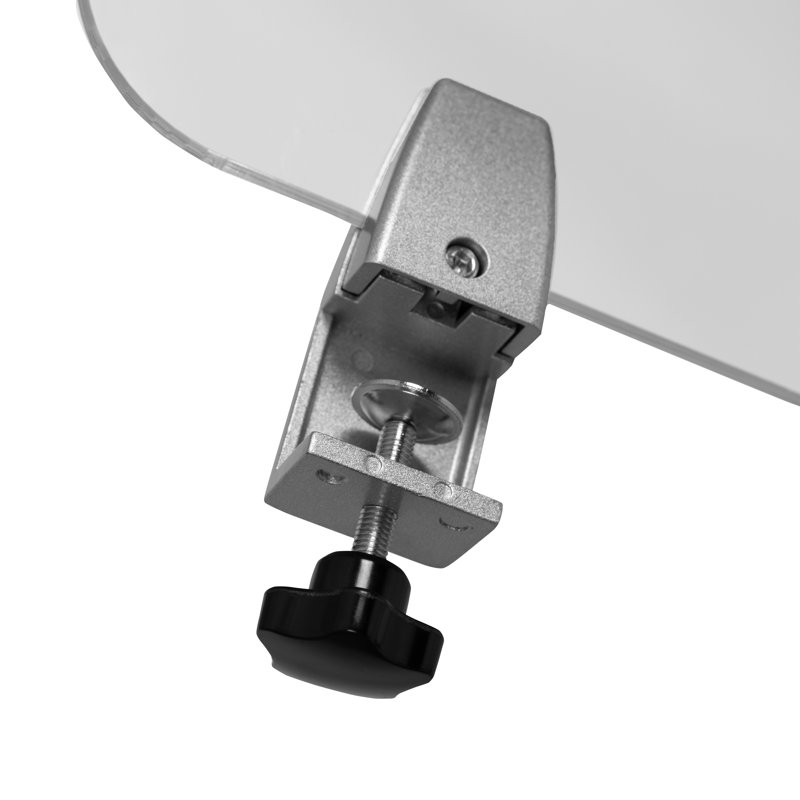 Flash Furniture Cadia Clear Acrylic Desk Partition (Installation